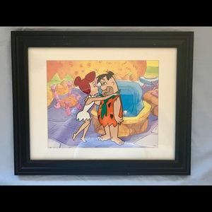 FRAMED ART - animation cell FLINTSTONES